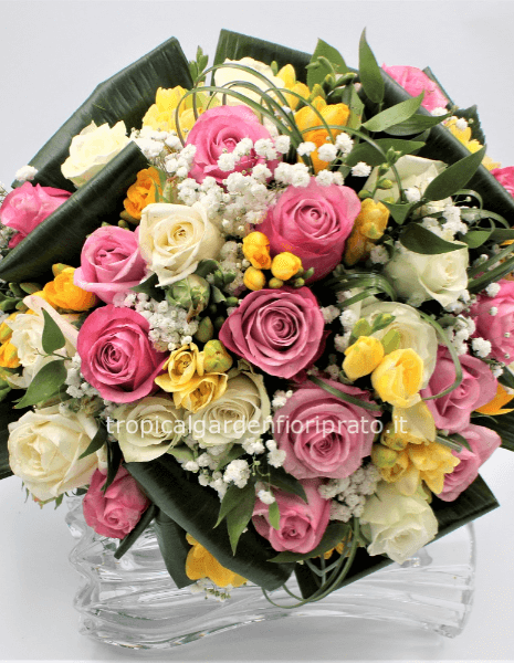 Bouquet  romantico compatto