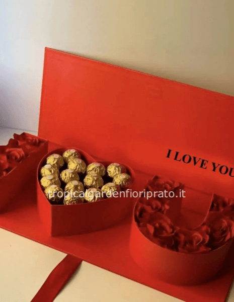 Flower box-Scatola grande I love you