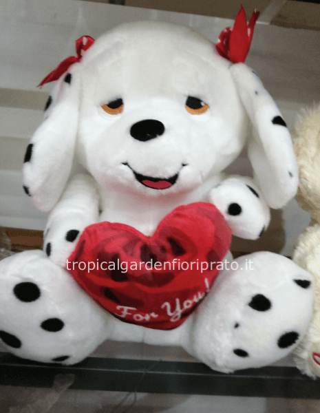 Cane dalmata peluche for you h 40 e 55 cm